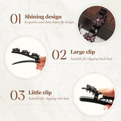 Godmifa broche cheveux cristal brillance pour des looks sophistiqués et soignés.