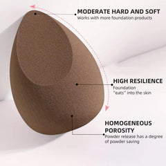 GOERTI éponge trapezoidale pour couvrir les grandes surfaces du visage.