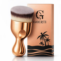 Pinceau Kabuki GOERTI incline pour le visage, couvrance naturelle et uniforme.
