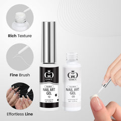 GOICC gel liner art: détails nets et designs