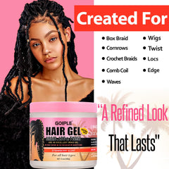 Goiple Cire Abeille Naturelle: texture protectrice pour coiffure longue durée.