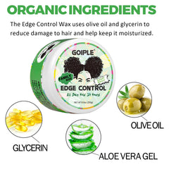 Goiple gel-coiffant contours melon doux, démonstration d’application facile