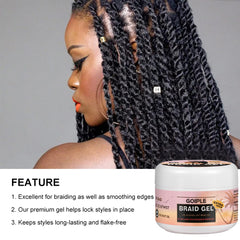 Goiple Gel Usage Tous Types Cheveux facilite coiffure et retwistage.