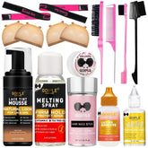 Goiple kit installation dentelle teinte mousse: rendu naturel et discret
