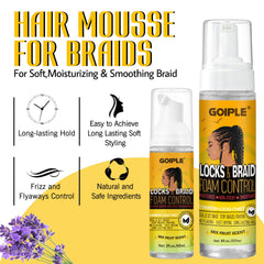 Goiple Mousse hydratation naturelle – soin léger pour les mèches.