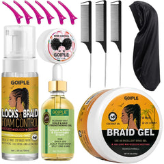 Goiple mousse tresses: tenue durable et finition lisse.