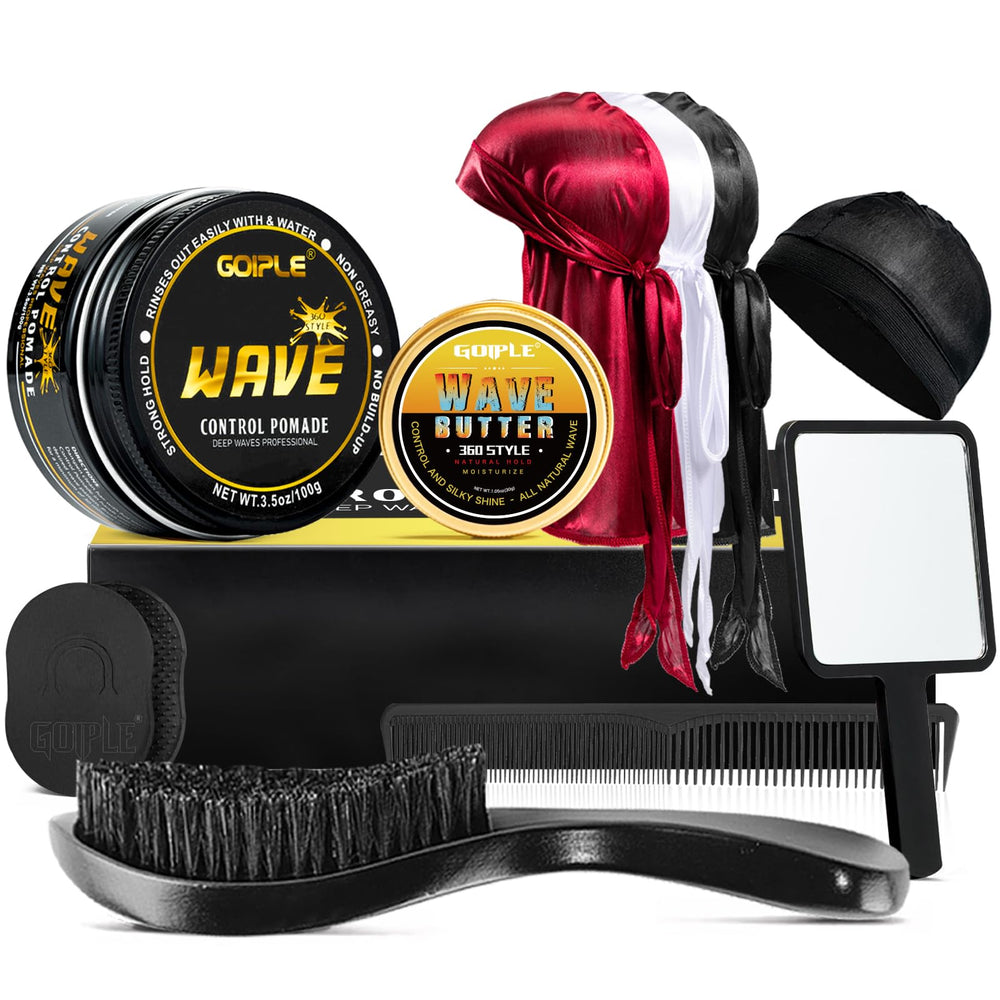 Goiple Wave Pomade tin for defined 360 waves with strong hold