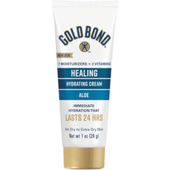 Gold Bond Ultimate Skin Therapy Crème devant l'emballage pour hydratation rapide.