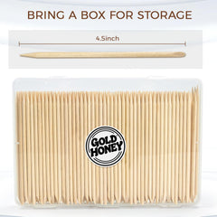 GOLD HONEY kit soin ongles bois orange, usage salon et domicile.