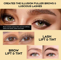 GOLLEE Coloration cils et sourcils – effet noir profond durable