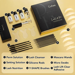 GOLLEE kit relevage cils formule douce adaptée yeux sensibles.