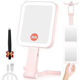 Gomipuru miroir voyage 1X et 30X pour retouches précises du maquillage