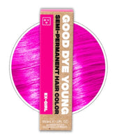 Good Dye Young bouteille teinture semi-permanente Ex-Girl Pink, couleur éclatante.
