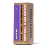 Good Dye Young – bouteille violet, couleur vibrante et durable.