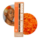 Good Dye Young rayures néon orange – application précise et pigment intense.