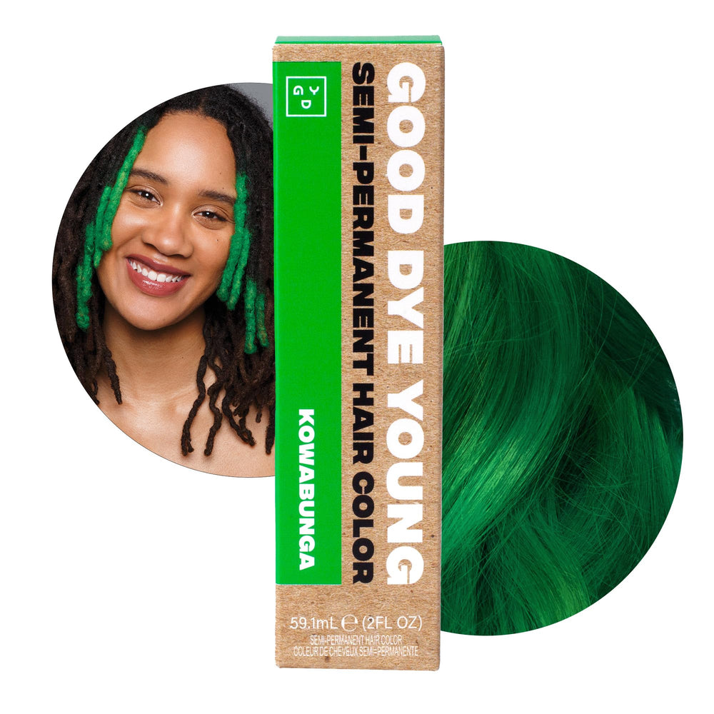 Good Dye Young Kowabunga : flacon vert prêt à l'emploi pour une couleur éclatante