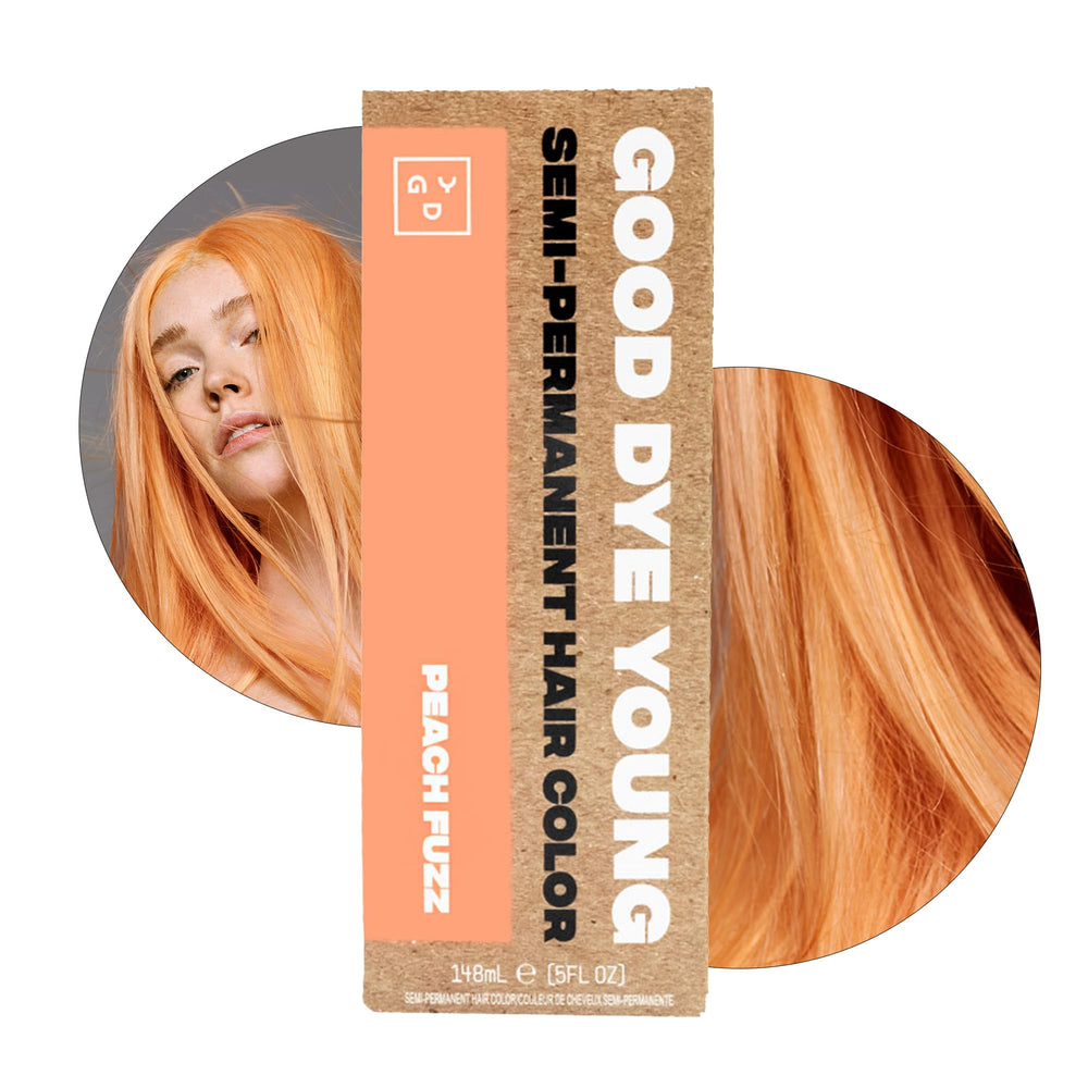 Good Dye Young peche-orange dans sa bouteille prête à l’emploi.