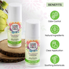 Good For You Girls roll-on invisible, sans traces sur peau et vêtements.
