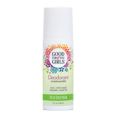 Good For You Girls déodorant roll-on translucide au miel de melon pour une fraîcheur discrète.