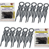 Good Hair Days épingle-cheveux en forme U magique noir, maintien fiable pour tous les types de cheveux.