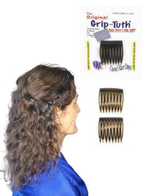 Good Hair Days Grip-Tuth peignes avant: maintien précis des cheveux toute la journée.