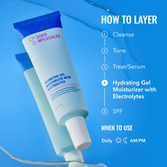 Good Molecules Hydrating Gel Moisturizer sans parfum, soin léger et adapté aux peaux sensibles