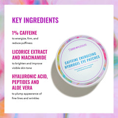 Patch hydrogel Good Molecules Yeux avec hyaluronique pour nourrir et lisser.