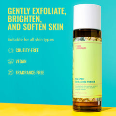 Poudre exfoliante Ananas Good Molecules emsemble d’emballage pratique