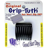 Grip-Tuth Tuck Good Hair Days, brosse anti-glisse prête pour un chignon durable.