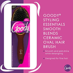 GOODY brosse cheveux bois et nylon: démêlage efficace sans tiraillements.