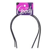 Goody Ouchless Flex Thin headband in black offers comfortable all-day wear.