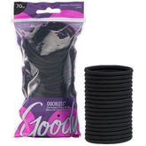 Goody Sans Tiraillement élastiques noirs pack 70 pour tenue fiable sans tiraillement.