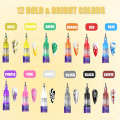 GOOLSUN ensemble 12 couleurs pour des designs variés et éclatants sur les ongles.