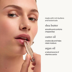 Goop baume lèvres trio grenat, nuance teintée discrète et élégante
