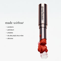 goop Beauté Baume Lèvres Trio Tomato, couleur rouge subtile et hydratation.