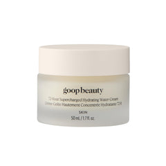 Goop Beauty crème-eau hydratante 72h pour une peau hydratée et lumineuse.