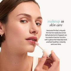 Goop Hydra-Barrier Gel Gloss contient acide hyaluronique et peptides pour hydrater.
