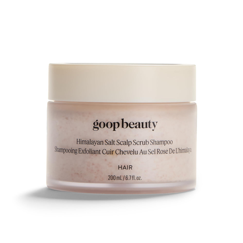 Goop Beauté bouteille de gommage capillaire purifiant purifiant le cuir chevelu