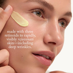 Texture fluide Goop 3x Retinol pour une application douce et hydratante.