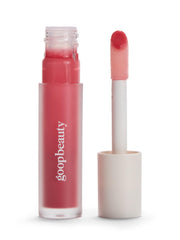 goop Beauty Hydra-Barrier Gel Gloss emballage luxueux et texture hydratante