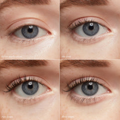 goop Featherlash-teinte noire intense pour un regard profond