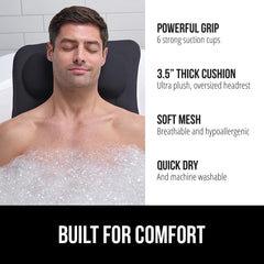GORILLA GRIP FlexComfort offre un soutien du cou et du dos grâce à une tête surdimensionnée