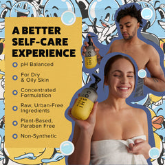 GOSHI Super Vitamin Body Wash ingredients highlight nourishing rice proteins and algae.