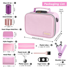 Boîte portable verrouillable Gosstek rose, sécurité pour vos objets en déplacement