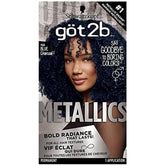 Got2B Metallics Bleu Charbon – crème colorante pour un rendu métallique durable.