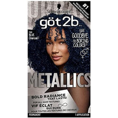 Got2B Metallics Bleu Charbon – crème colorante pour un rendu métallique durable.