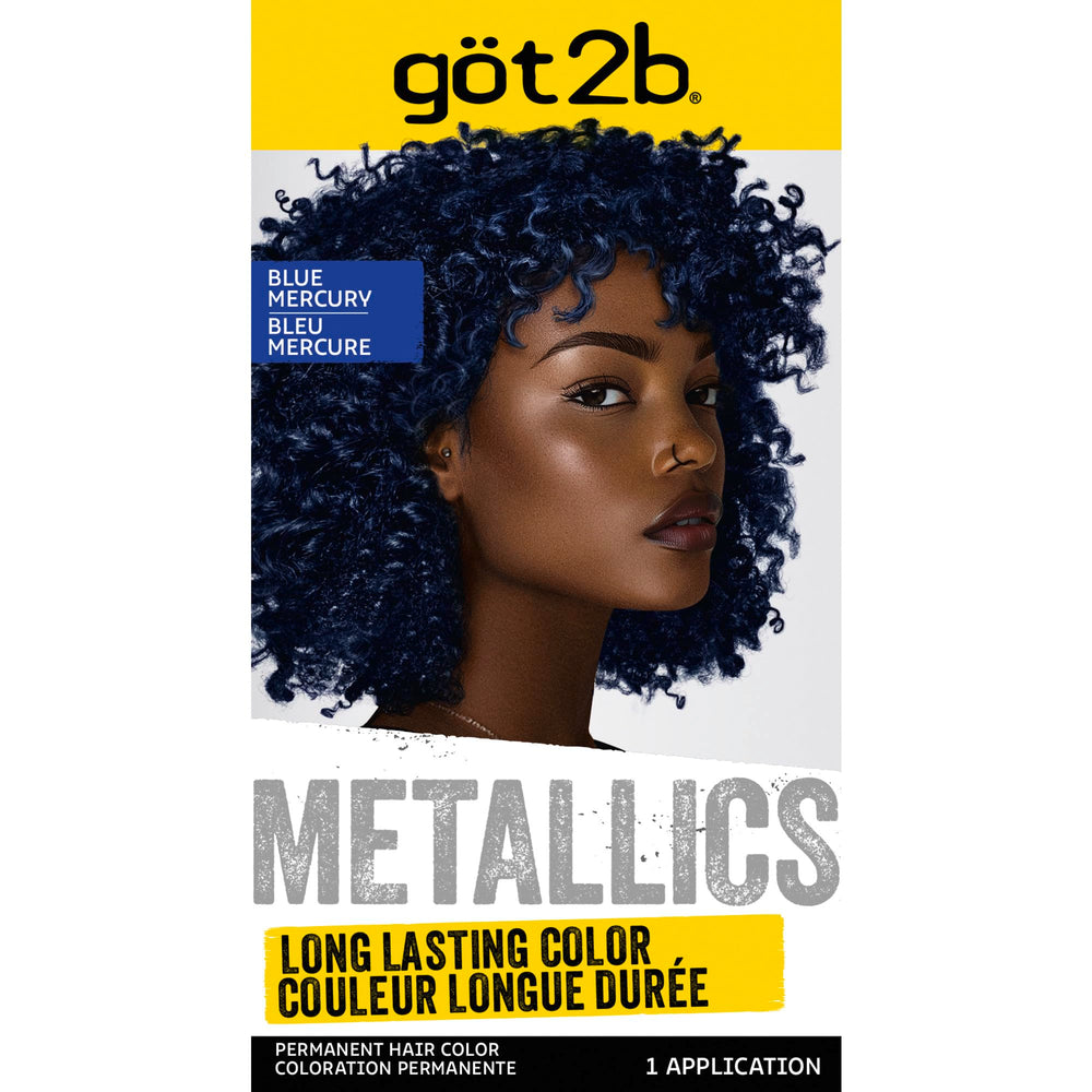 got2b Metallics coloration bleu Mercury M67, étui prêt pour transformation facile