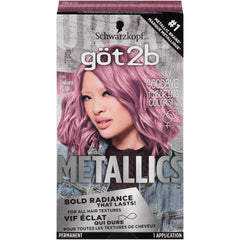 Got2b Métalliques Sakura Rose – tube colorant pour une teinte métallique éclatante et durable