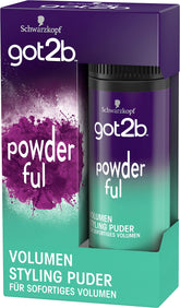 Got2B Powder'Ful: application rapide pour réveiller les racines et le volume.