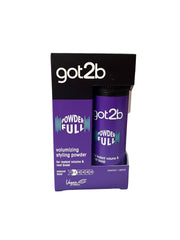 GOT2B Powderful Volume : cheveux affichant du volume et une texture naturelle.